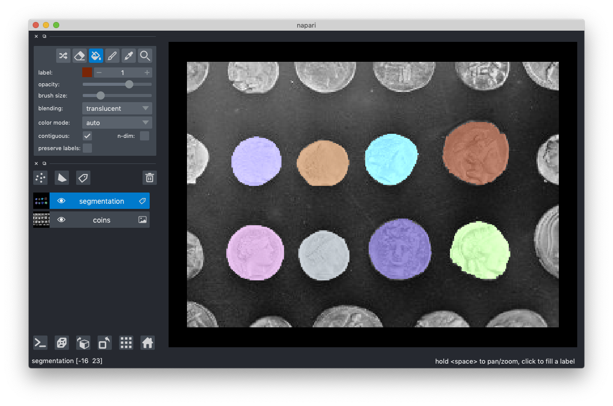 image: segmentation labels